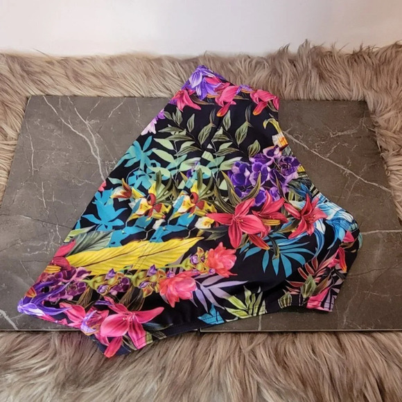 ASOS Fig Leaves Fold Over Waist Bikini Bottom - Picture 3 of 4